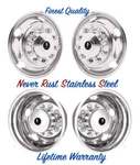 22.5" Freightliner Fld M2 MT55 10 Lug Hole Wheel Simulator Rim Covers. Fixed Price $647.92.