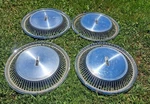 Set Of 4 1975-1978 Oldsmobile Toronado Wheel Covers Hubcaps 1976 1977. Fixed Price $269.00.