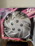 Y2K 2004 Custom Accessories 14" Wheel Covers Pack Clear Coat Finish #82802 New. Fixed Price $45.00.