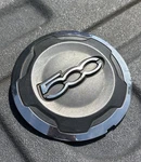 Oem Fiat 500L Charcoal Hubcap 2014-2019 Chrome Gray 61671 Center 735574469. Fixed Price $15.99.