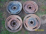 Mopar 15" Steel Rims Dodge Plymouth Dart Duster Challenger Roadrunner 1969 70 71. Fixed Price $400.00.