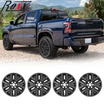 Fits 2022-2024 Nissan Frontier Sv Black 17" Wheel Skins Hub Caps Rim Covers. Fixed Price $82.99.