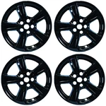 Set Of 4 17" 5 Spoke Wheel Skins 2020-23 Ford Mustang Ecoboost Gloss Black. Fixed Price $82.38.