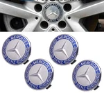 Set Of 4 75MM Wheel Center Rim Hubcaps Fits Mercedes-benz Amg Blue. Fixed Price $24.99.