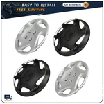4X Silver Inch Wheel Cover Hub Caps Universal Fits Tire & Steel Rim. Fixed Price $26.63.