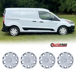 2014-2023 Ford Transit Connect Silver 16 Inch Wheel Covers Snap Hubcaps. Fixed Price $60.99.