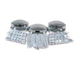 Mytee Products Steel Chrome Axle Wheel Cover Set Includes 2 Front Hub Caps, .... Fixed Price $113.44.