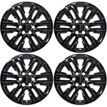 Chrome Delete Gloss Black 20" Wheel Skins Overlay For 21-24 Gmc Yukon Xl. Fixed Price $176.99.