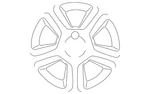 Genuine Nissan Wheel Cover 40315-9AA0C. Fixed Price $73.53.