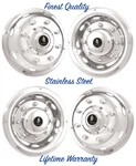 19.5" International 4600 4700 4800 4900 Wheel Simulator Ring Mount Cover Set. Fixed Price $386.58.