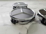 Set Of 4 75MM Wheel Center Rim Hubcaps For Mercedes-benz Black Star. Fixed Price $19.80.