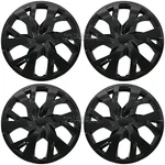 4 Black 2006-2020 Toyota Yaris 15" Caps Wheel Rim Covers Snap On Bolt Hubs. Fixed Price $69.99.