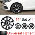 14" Set Of Universal Hubcaps Fit For Car Truck Suv Wheel Rim Covers Snapon R14. Fixed Price $39.99.