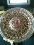 Wheel Cover W/wire Type W/lock Fits 80-81 Grand Prix 117423. Fixed Price $45.00.