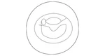 Genuine Mazda Center Cap N067-37-190. Fixed Price $33.12.