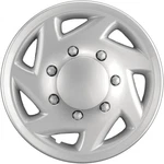 One Piece Silver Hubcap Fits 1995 Thru 2016 Ford Van 8 Lug Wheels. Fixed Price $74.05.
