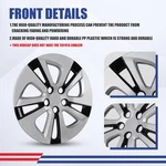 Black 15" Hubcaps For 2016-2024 Toyota Prius/prime/corolla Alloy Wheels Silver. Fixed Price $49.99.