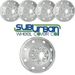 4 Pc Set 16.5" 8 Lug Rv Van Truck Chrome Snap On Hubcaps / Wheel Covers # AL165P. Fixed Price $128.99.
