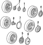 Genuine Gm Wheel Cap 14009986. Fixed Price $44.85.