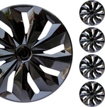 Inch Wheel Rim Cover Hubcaps Fit R17 Tire Snap Installation Black Set Of 4. Fixed Price $53.99.