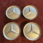 Mercedes Benz Oem Silver Center Caps 2-7/8" 75MM 2014010225 SET/4*. Fixed Price $20.00.