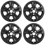 Black 17" Wheel Skins Hub Caps Full Covers For 2014-2017 Jeep Grand Cherokee. Fixed Price $78.99.