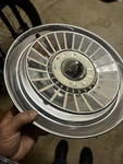 1957 Ford Custom Fairlane 500 Ranchero Thunderbird Orig 14" Wheel Hub Cap Cover. Fixed Price $50.00.