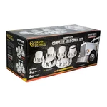 Chrome Hub Cover Axle Kit 1/2" Truck Push Semi Front Rear Set Rounded Tops. Fixed Price $214.99.