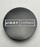 Matte Black/white Logo Snap In Wheel Center Cap Cccrayfmb. Fixed Price $26.00.