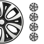 15" Wheel Covers Hubcaps R15 Ford F-series Black White Matte. Fixed Price $99.90.