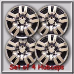 4 16" Chrome Bolt On Nissan Altima Hubcaps Fits 2009-2012, Wheel Covers. Fixed Price $99.00.