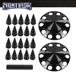 New 2CPS Front Hub Semi Truck Wheel 33MM Nut Spiked Black. Fixed Price $43.79.