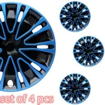 4 Pcs Black & Blue Wheel Rims Cover Caps 16 Inch. Fixed Price $44.39.