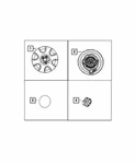 Genuine Mopar 2003-2009 Chrysler Pt Cruiser Wheel Cover Hub Cap 5272360AB. Fixed Price $50.21.