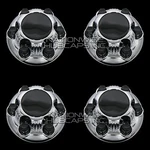 4 New Chevy Gmc 1500 Lug 16" 17" Chrome Wheel Center Hub Caps Rim Hole Covers. Fixed Price $79.99.