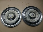 *set Of 2* Vintage 1954-1955 Oldsmobile Jetstar 15" Hubcaps Wheel Covers Used. Fixed Price $63.74.