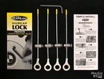 Caploc -the Original Hub And Center Cable Lock Kit Theft Protection. Fixed Price $89.95.