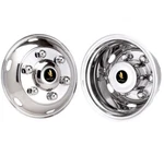 19.5" Chevrolet Gmc W5500 6 Lug Wheel Simulator Rim Liner Hubcap Covers Set. Fixed Price $429.99.