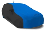 Car Coverking Ford Mustang Light Blue & Black Sides Protector. Fixed Price $139.99.