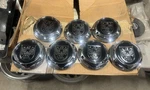 Rare Nos Centerline Black Label Chrome Caps 3.5" Diameter Part# 89-9063. Fixed Price $60.00.