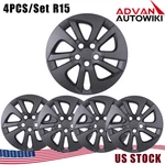 Set Of 4 15''WHEEL Rim Cover Hubcaps For 2016-2022 Toyota Prius Black Matte Ring. Fixed Price $45.99.
