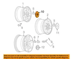 Gm Oem 03-05 Cts Wheels Covers Trim-center Cap 9594999. Fixed Price $160.33.