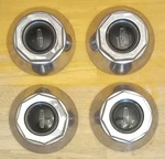 1980-1989 Lincoln Mark Vi / Town Car Wheel Center Caps (4) (7"). Fixed Price $100.00.