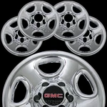 Set Of 4 Gmc Lug 16" Chrome Wheel Skins Rim Simulators Hub Caps Full Covers. Fixed Price $84.99.