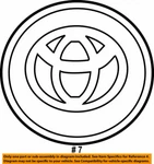 42603-44070 Toyota Ornament Sub-assy, Wheel Hub 4260344070, New Genuine Oem Part. Fixed Price $22.96.