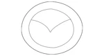 Genuine Mazda Center Cap B21T-37-190. Fixed Price $40.41.