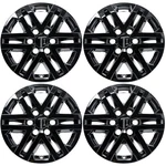 8PC 18" Gloss Black Snap-on Wheel Skins Hubcap Covers For 22-26 Toyota Tundra. Fixed Price $159.99.