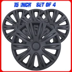 15" Set Of 4 Wheel Covers Snap On Full Hub Caps Fit For R15 Tire & Steel Rim. Fixed Price $39.99.