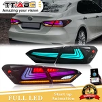 Smoked Lens Rgb Led Tail Lights For 2018-2024 Toyota Camry Sedan Rear 4PCS. Fixed Price $289.00.