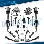 4WD Front Cv Axles Wheel Hubs Control Arms For Silverado Sierra Yukon 1500. Fixed Price $435.54.